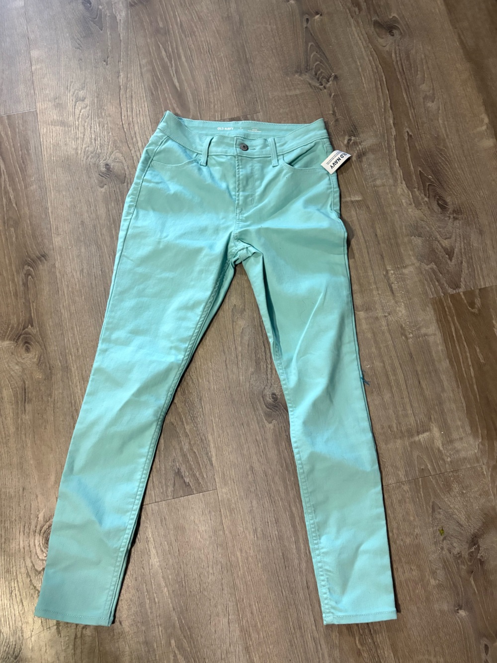 Old Navy Seafoam green Skinny jeans high rise size 2 new with tag